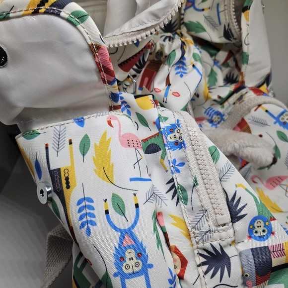 Kipling Diaper Bag Backpack with monkeys, jungle theme Bundle of Love rare - Picture 10 of 16